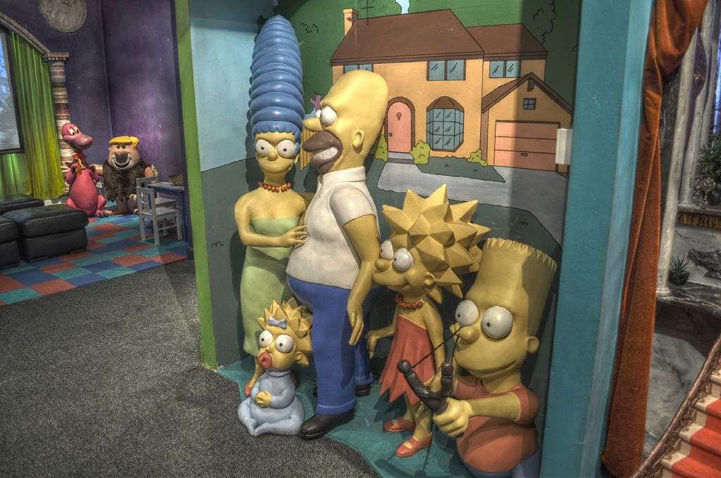 Rodina Simpsonových online puzzle