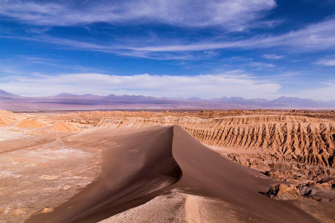 аэрофотосъемка пустыни онлайн-пазл