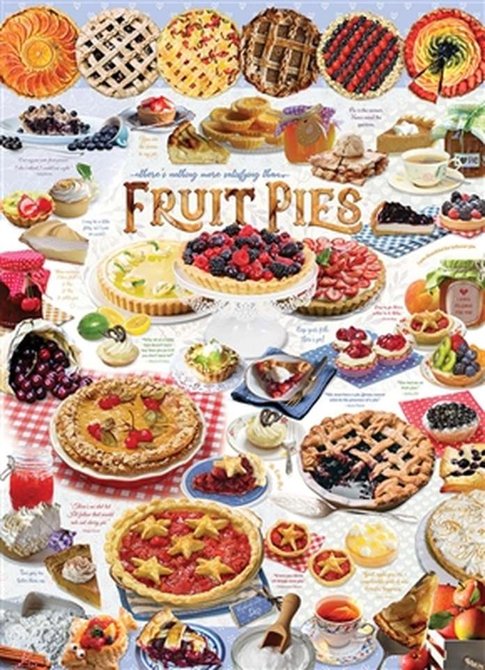 Ovocné koláče online puzzle