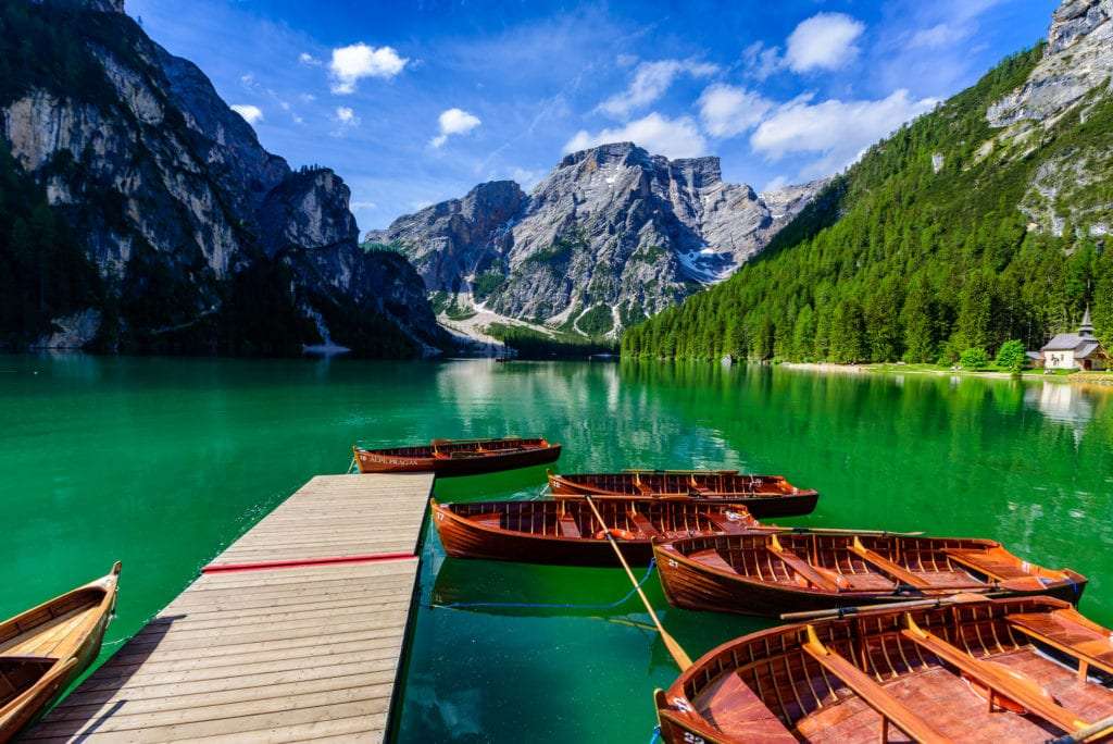 Италианско езеро онлайн пъзел
