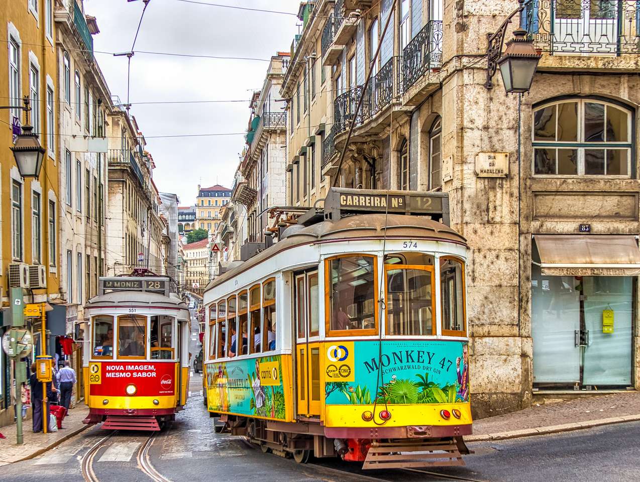 Rua da Madalena - Lisszabon kirakós online
