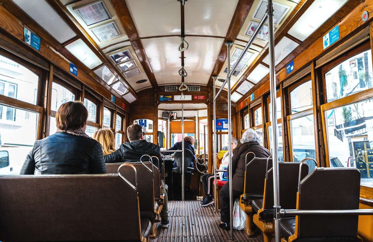 лісабонський трамвай пазл онлайн