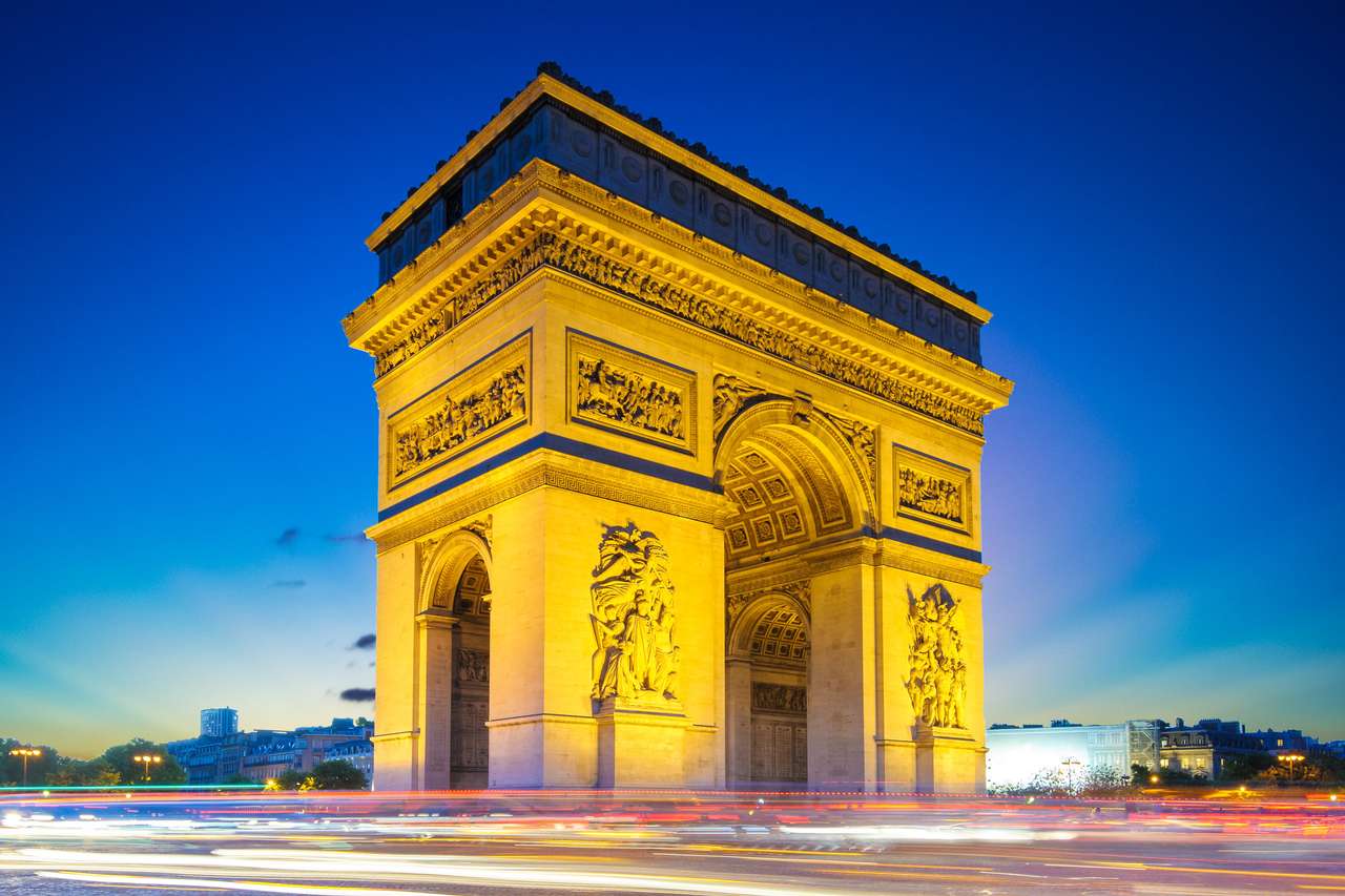 パリの凱旋門 オンラインパズル