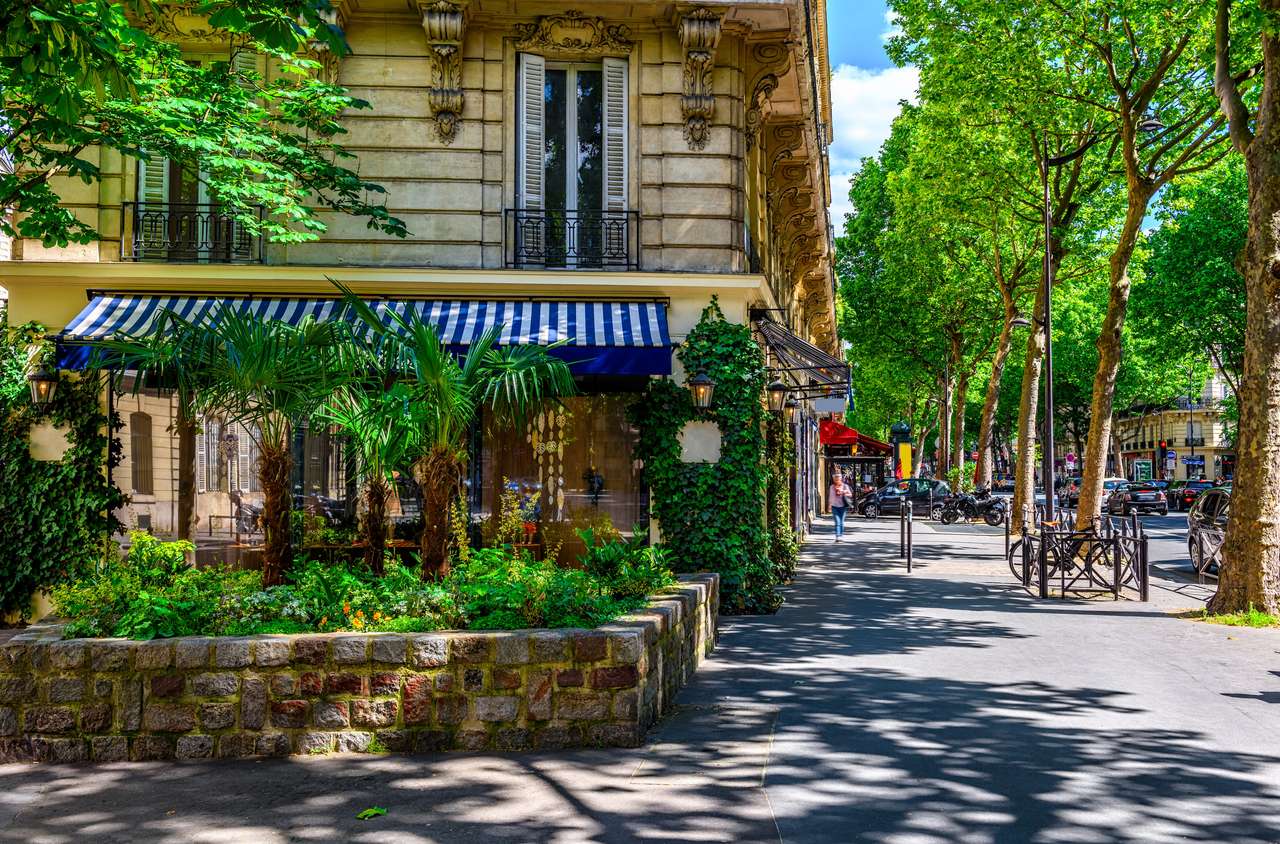 Boulevard Saint-Germain in Paris Puzzlespiel online