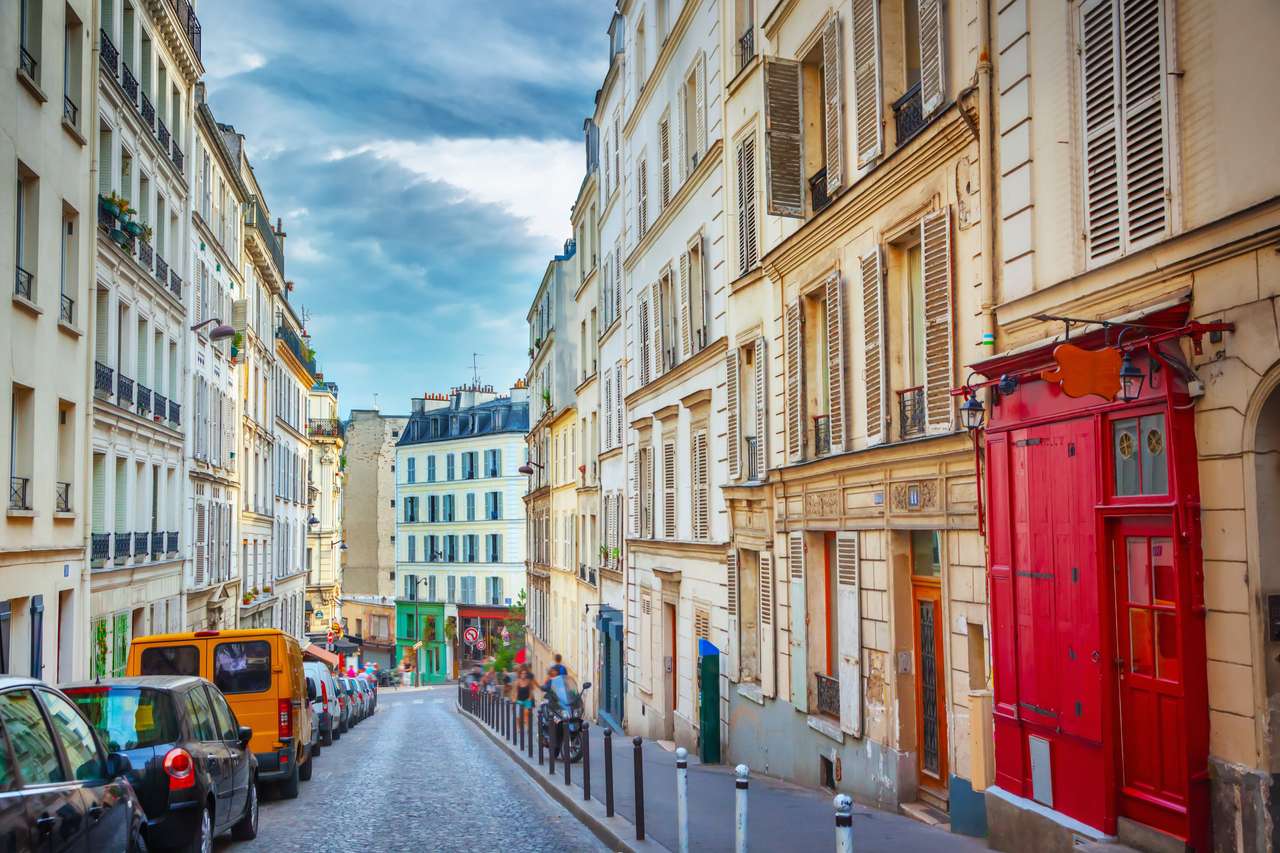 Pařížská architektura na Montmartru skládačky online