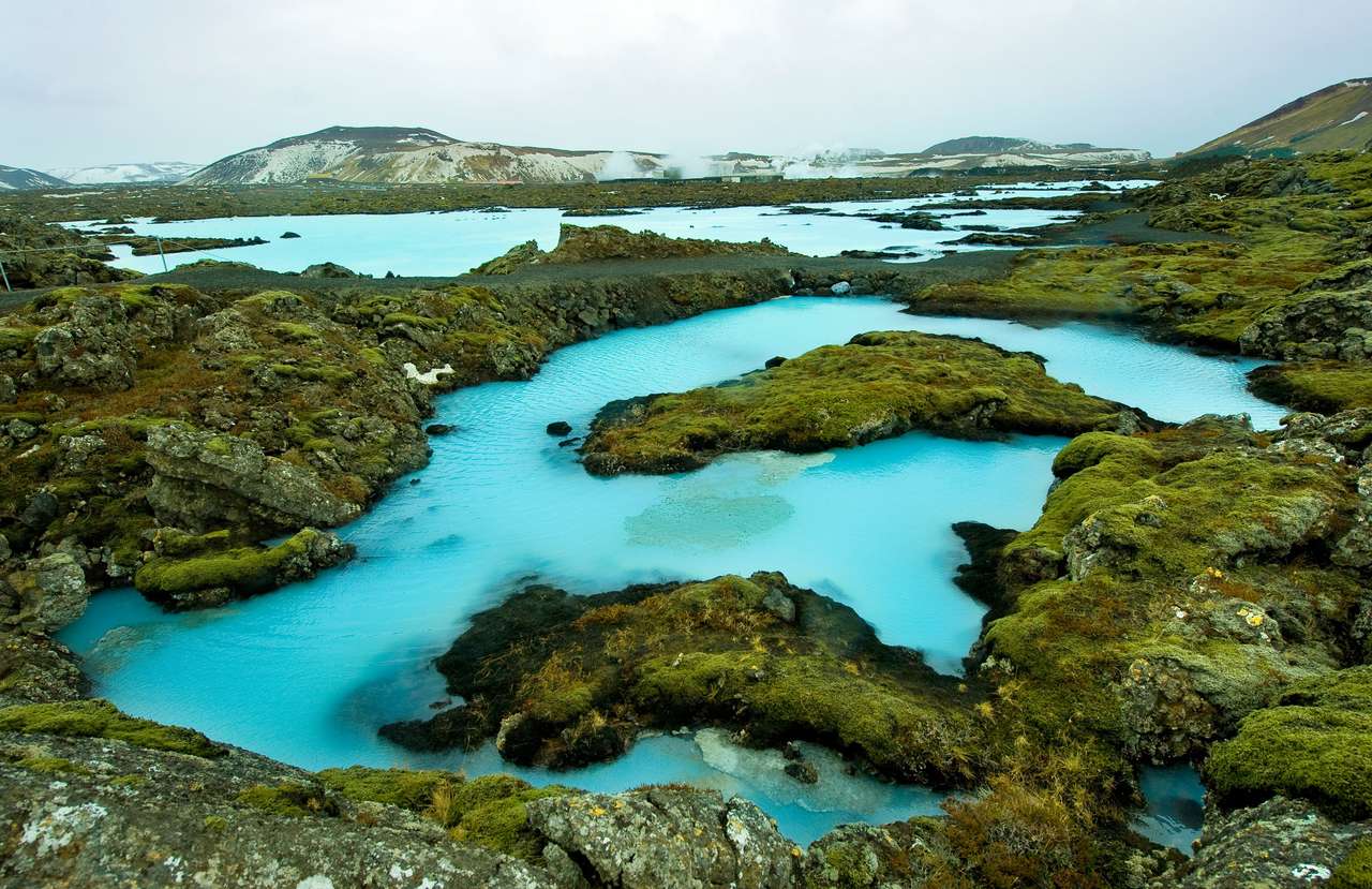 Islandské letovisko Blue Lagoon skládačky online