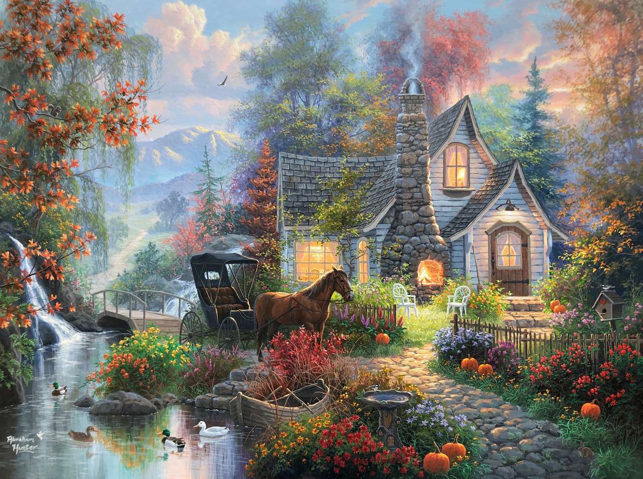 Cottage nascosto puzzle online