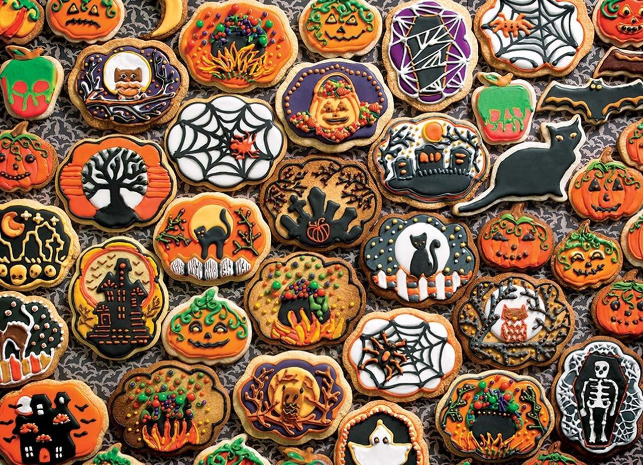 Печенье на хэллоуин онлайн-пазл