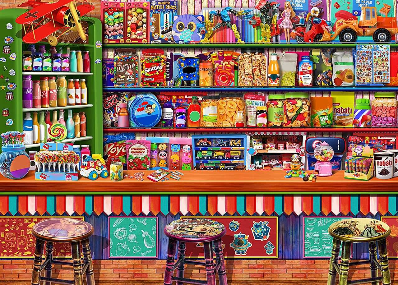Süßigkeitenladen Online-Puzzle