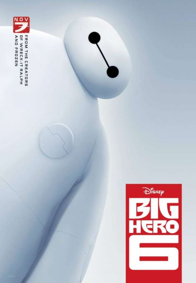 Постер фильма «Большой герой 6» онлайн-пазл