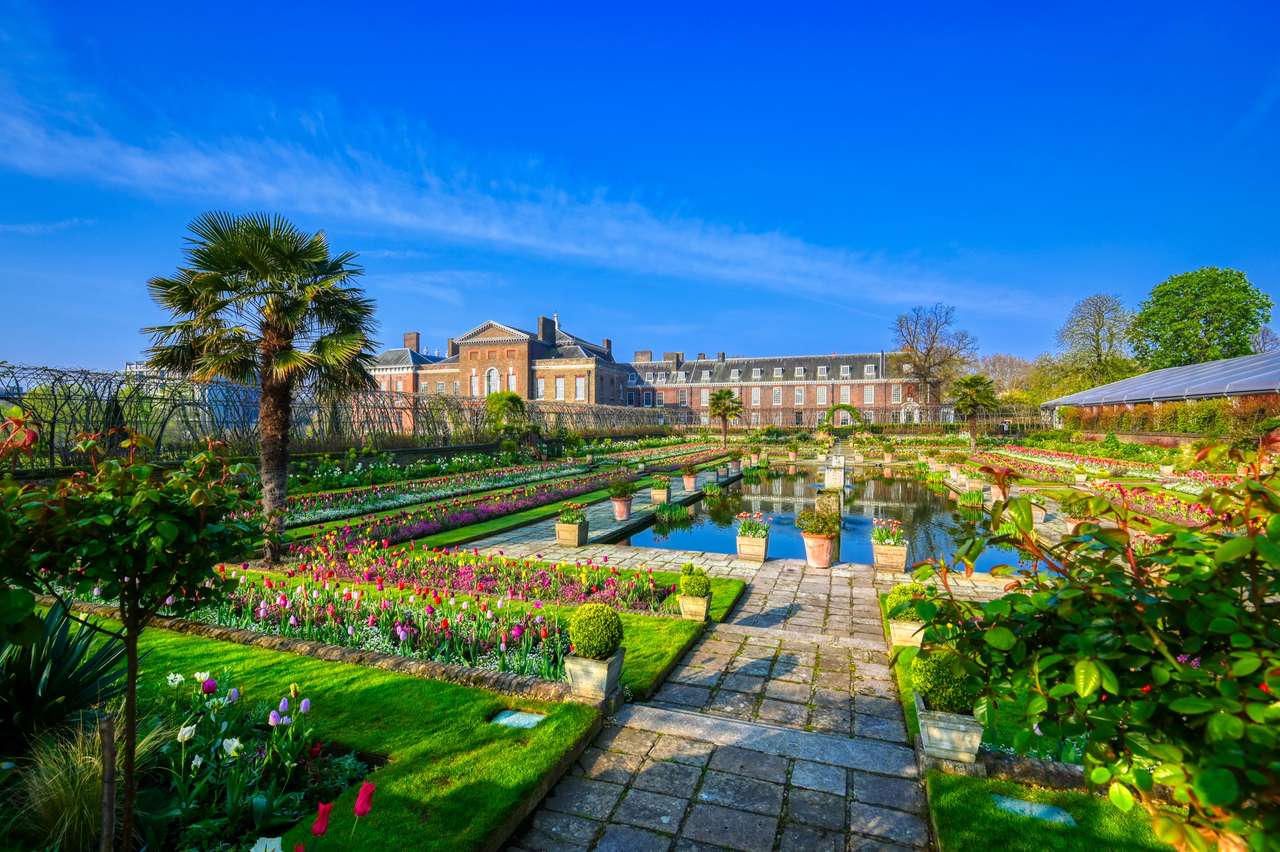 Сады Кенсингтонского дворца онлайн-пазл
