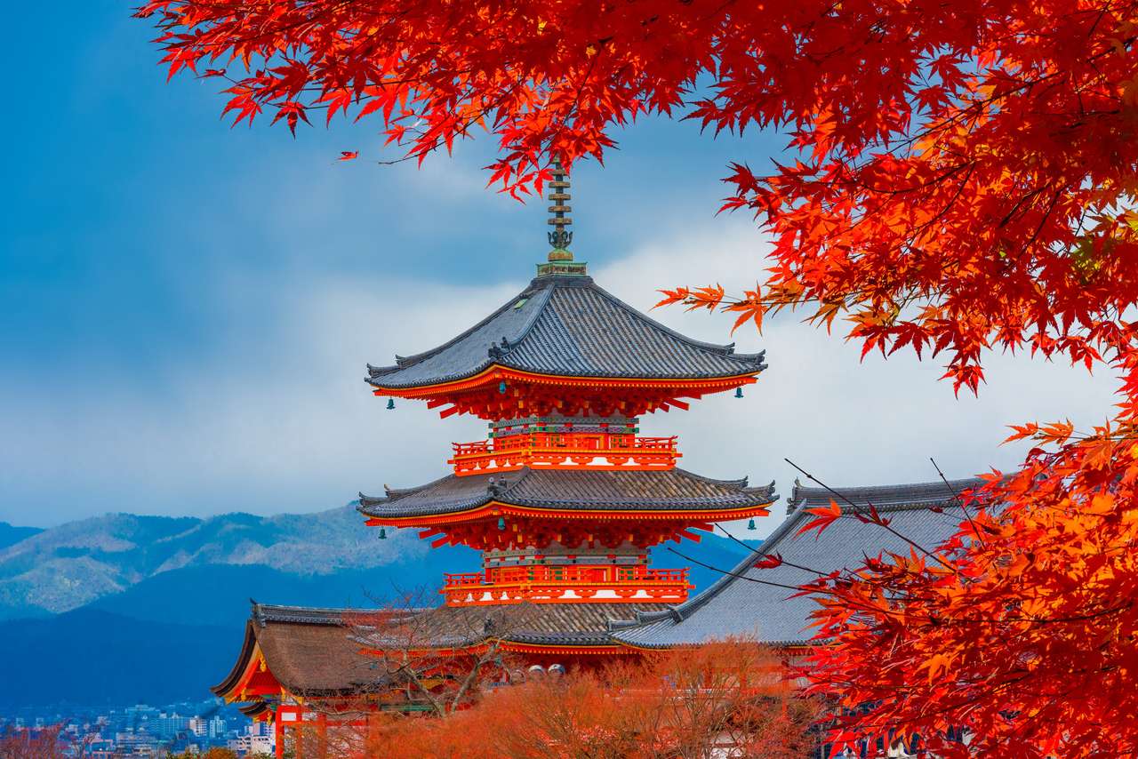 Есенни цветове в Япония онлайн пъзел