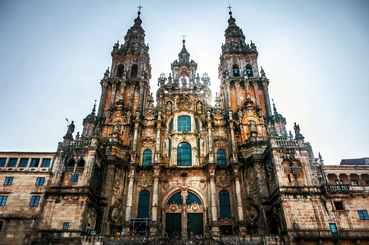 Santiago de Compostella-kathedraal, online puzzel