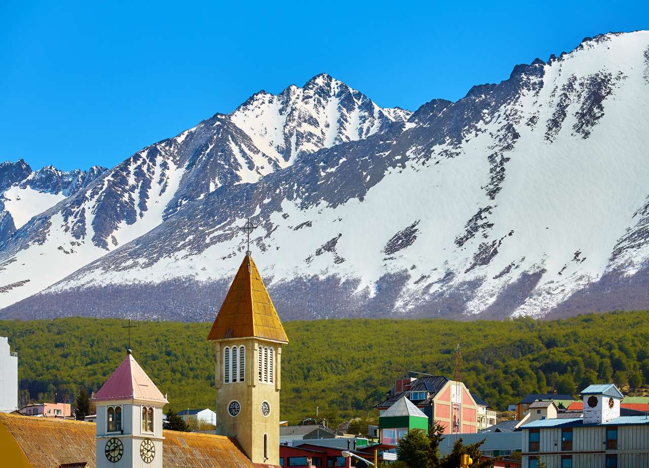 Bergen boven Ushuaia online puzzel