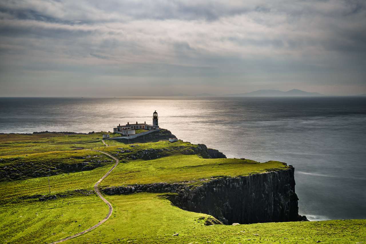 Neist Point fyr på Isle of Skye pussel på nätet
