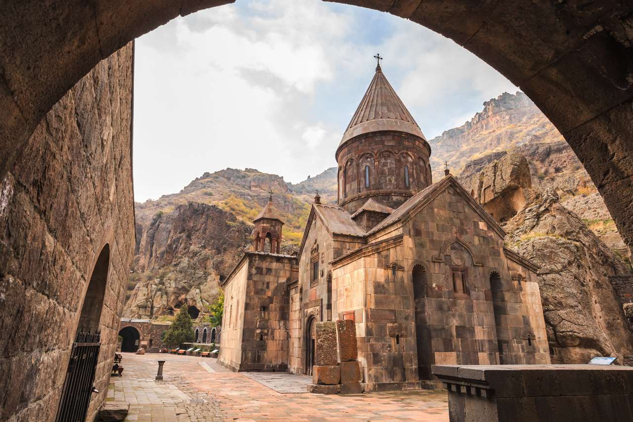 Geghardavank, a monastery in Armenia jigsaw puzzle online