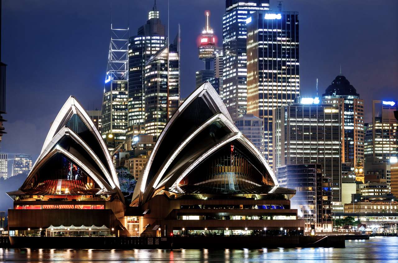Blick auf den Hafen von Sydney Online-Puzzle