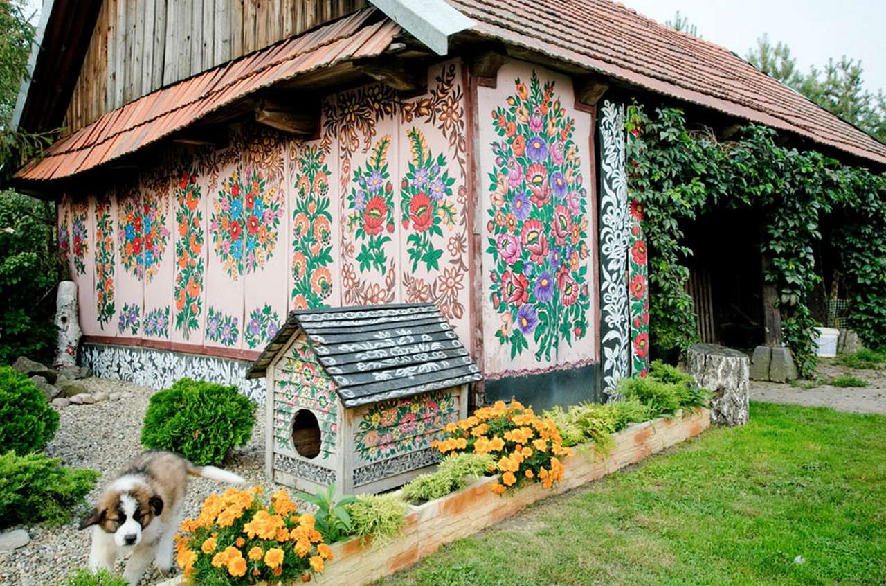 боядисаното село онлайн пъзел