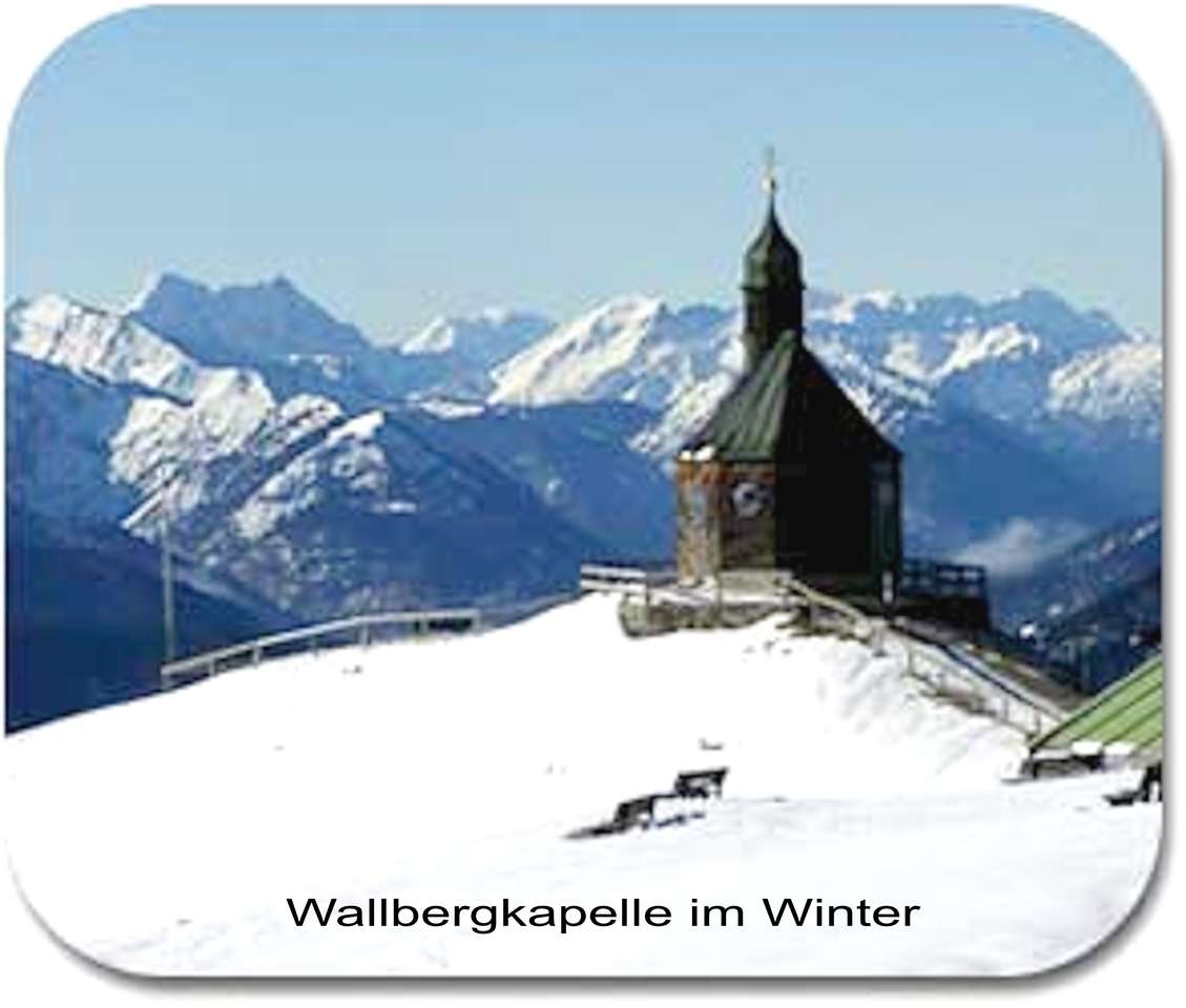 Chapelle Wallberg en hiver puzzle en ligne