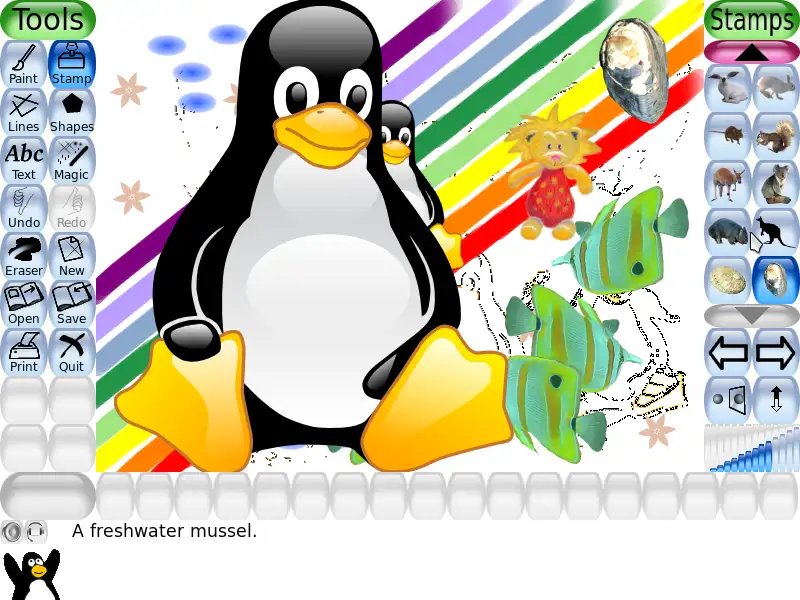 Quebra-cabeça Linux Tux o pinguim