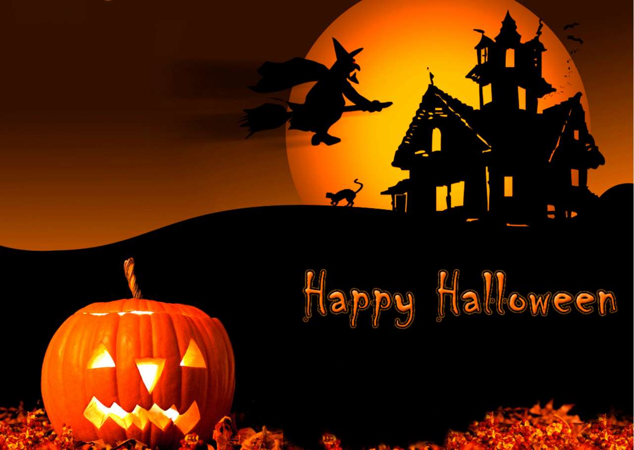 Halloween-feest legpuzzel online