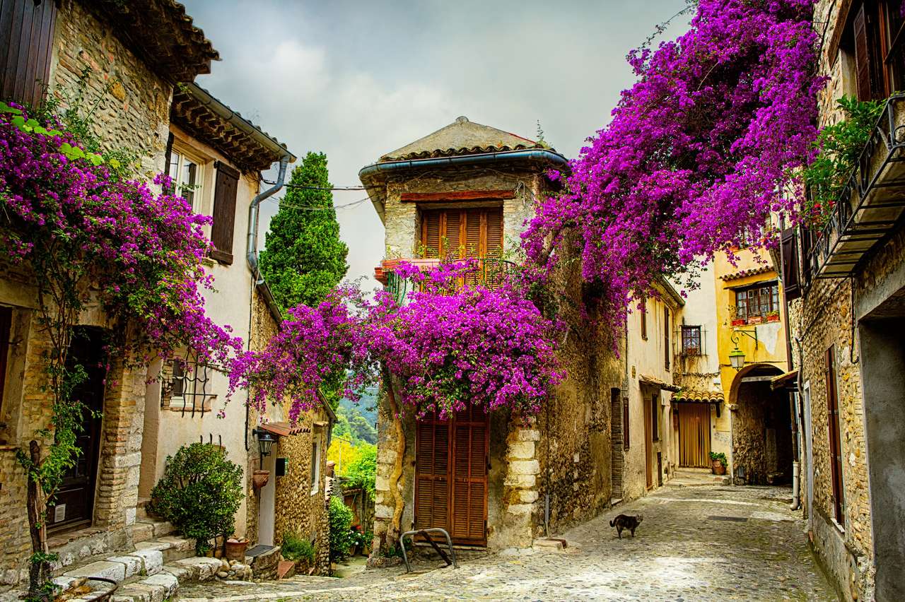 schöne Altstadt der Provence Online-Puzzle