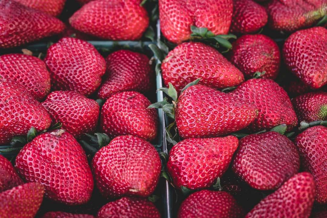 червени ягодови плодове онлайн пъзел