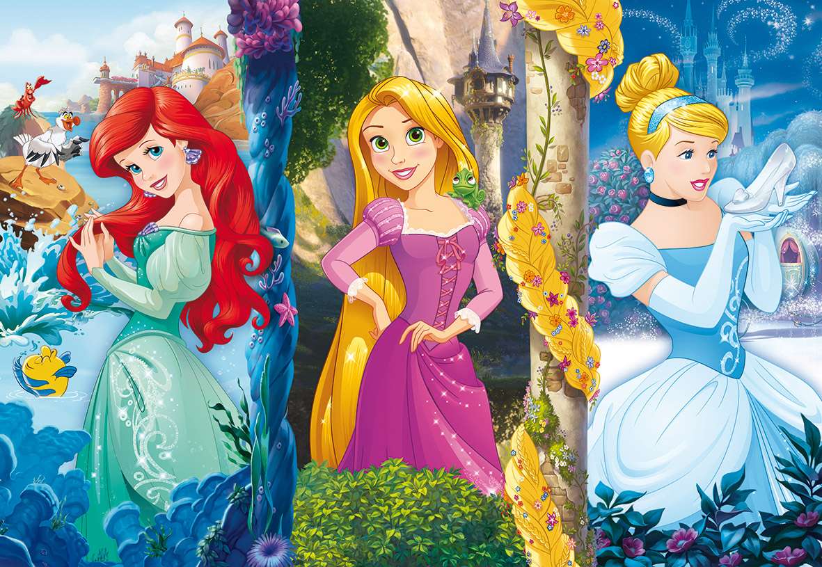 Disney prinsessor pussel på nätet