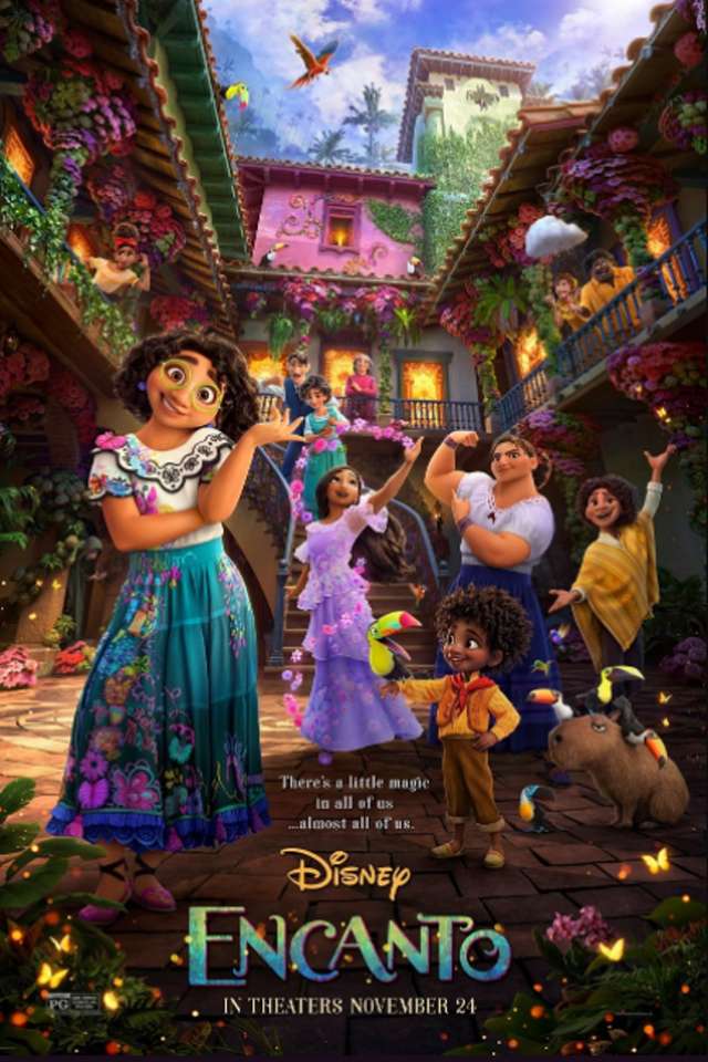 Affiche officielle d'Encanto de Disney puzzle en ligne