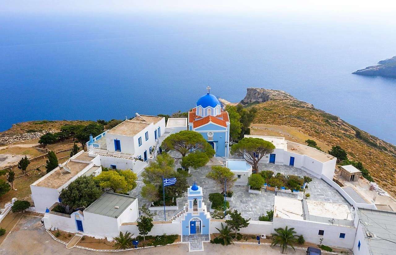 Isla griega de kea rompecabezas en línea