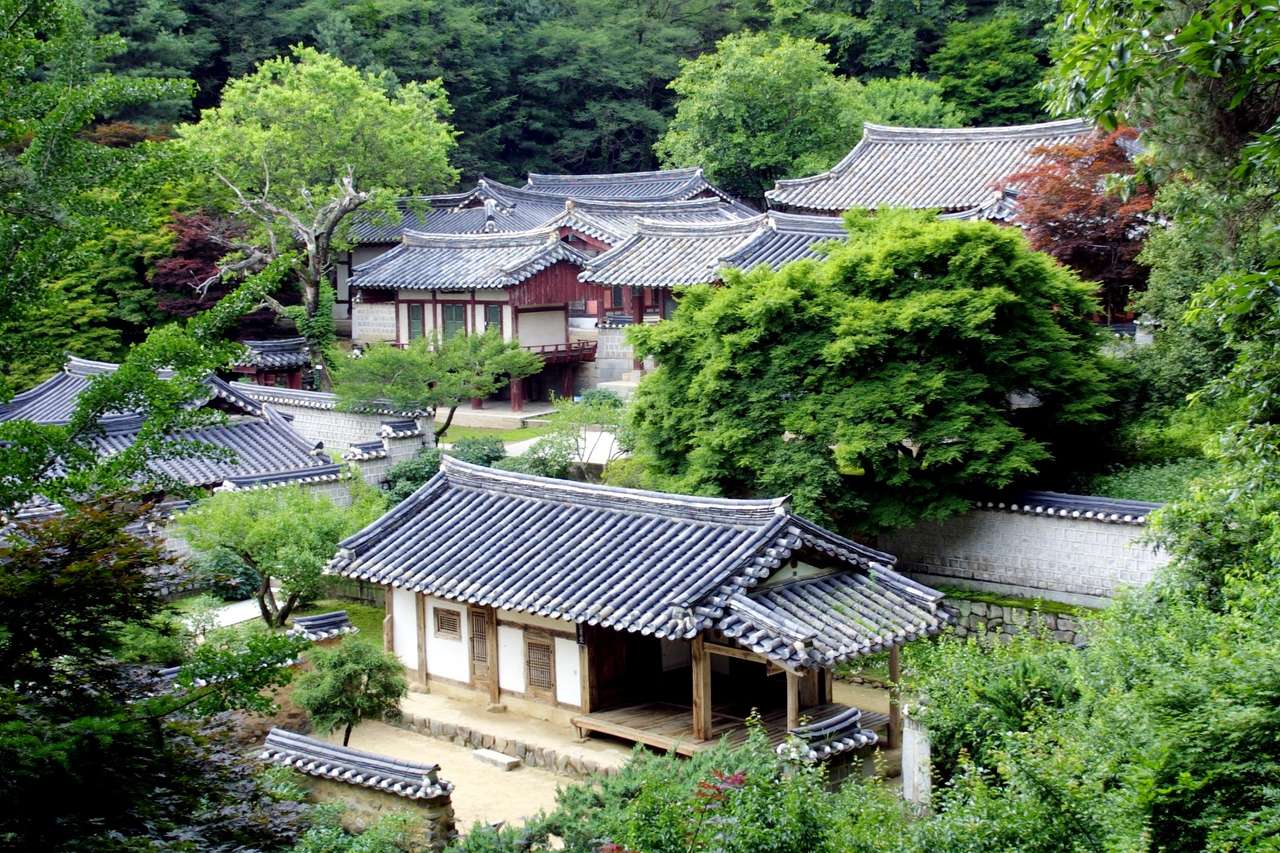 κορεατικό χωριό online παζλ