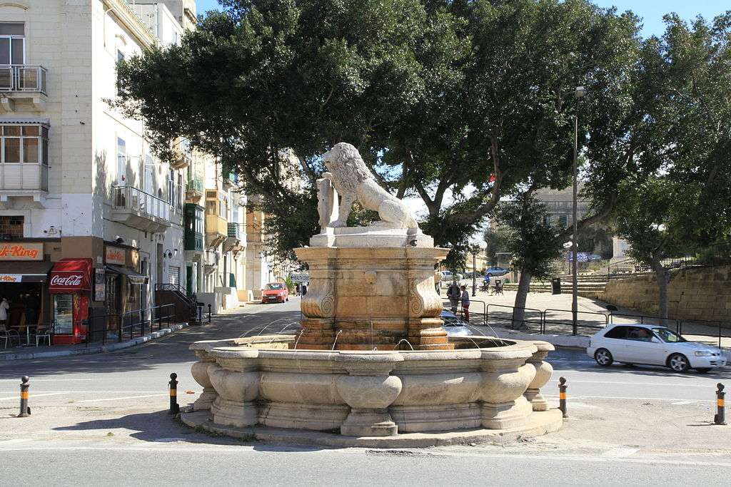 Fontaine du Lion à Floriana puzzle en ligne