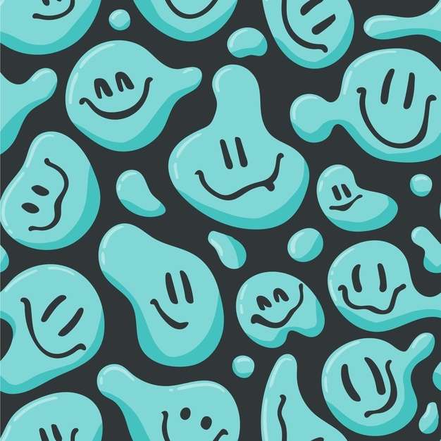 blauwe emoji's legpuzzel online