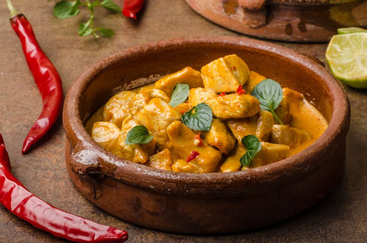 Curry de pui puzzle online