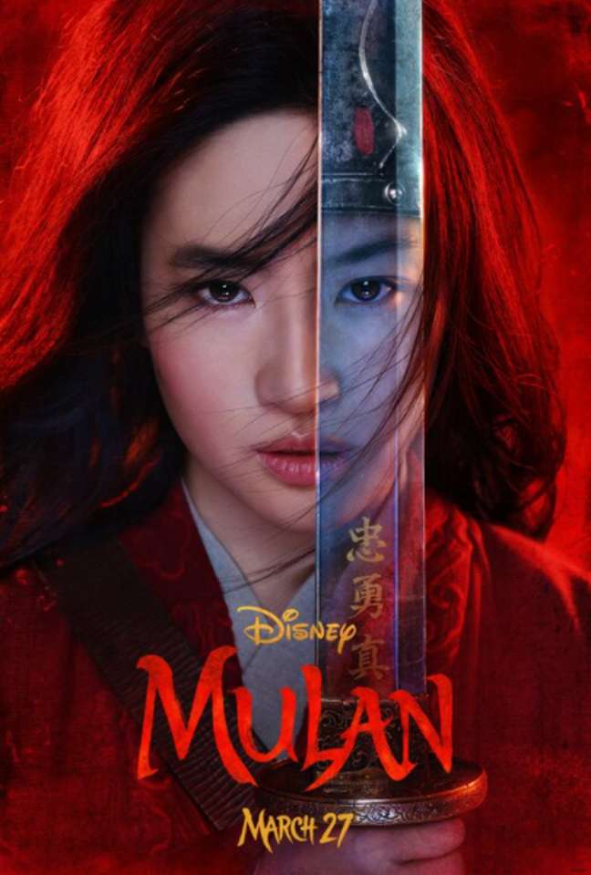 Mulan 2020 filmaffisch pussel på nätet