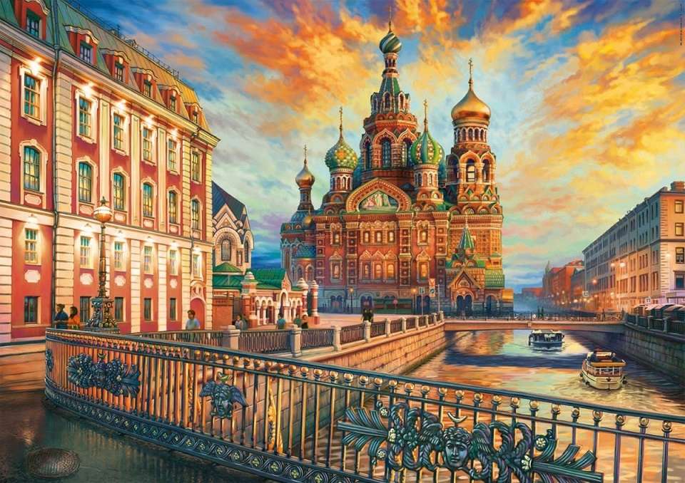In Sankt Petersburg. Puzzlespiel online