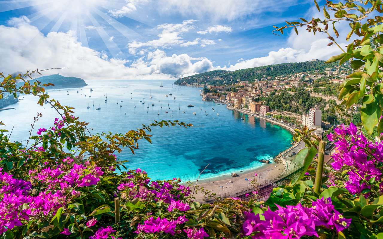 Riviera Francesa, região de Nice, França puzzle online