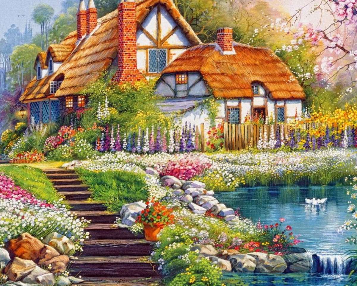 stairs to the house jigsaw puzzle online