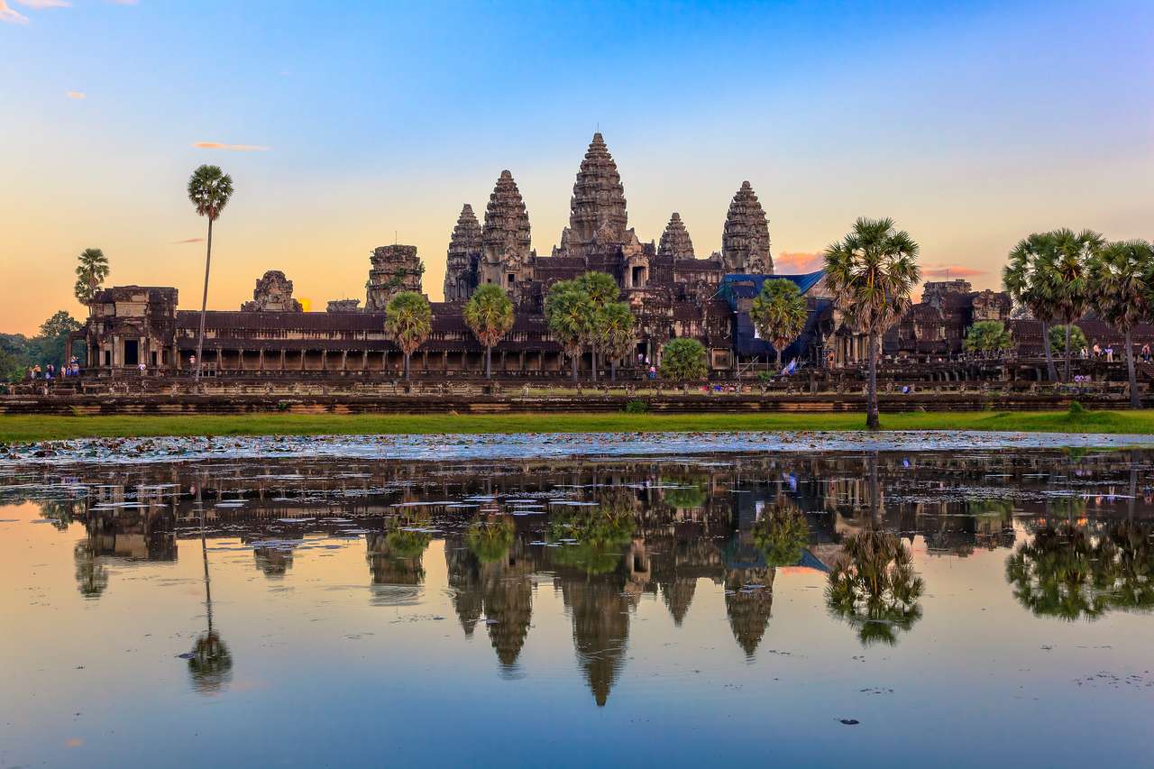 Ναός Angkor Wat Siem Reap Καμπότζη παζλ online