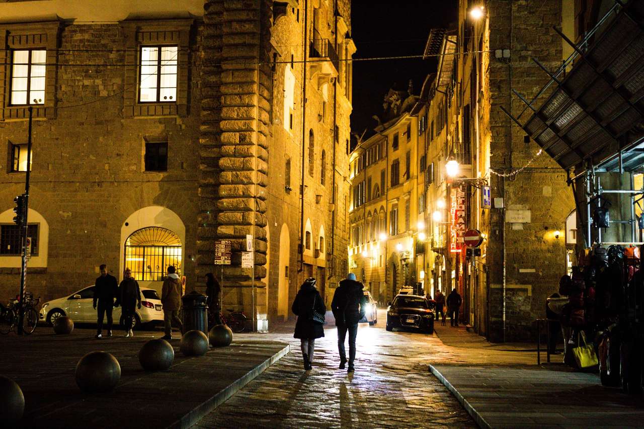 Флоренция през нощта онлайн пъзел