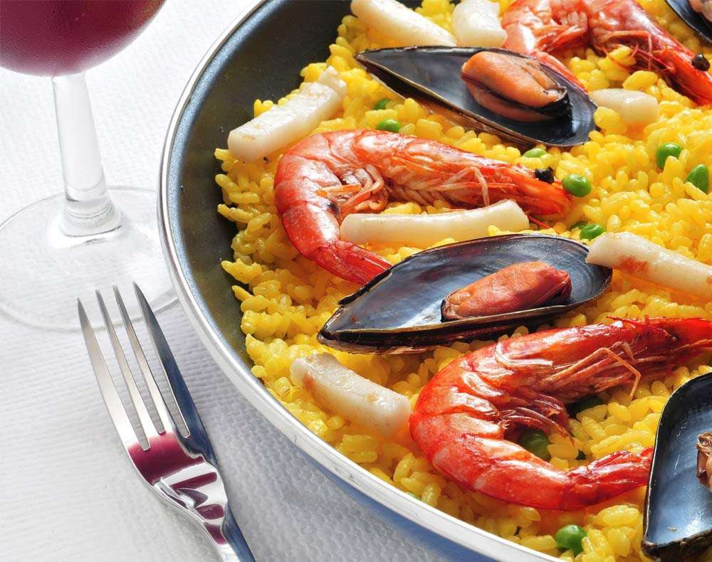 Španělské jídlo skládačky online
