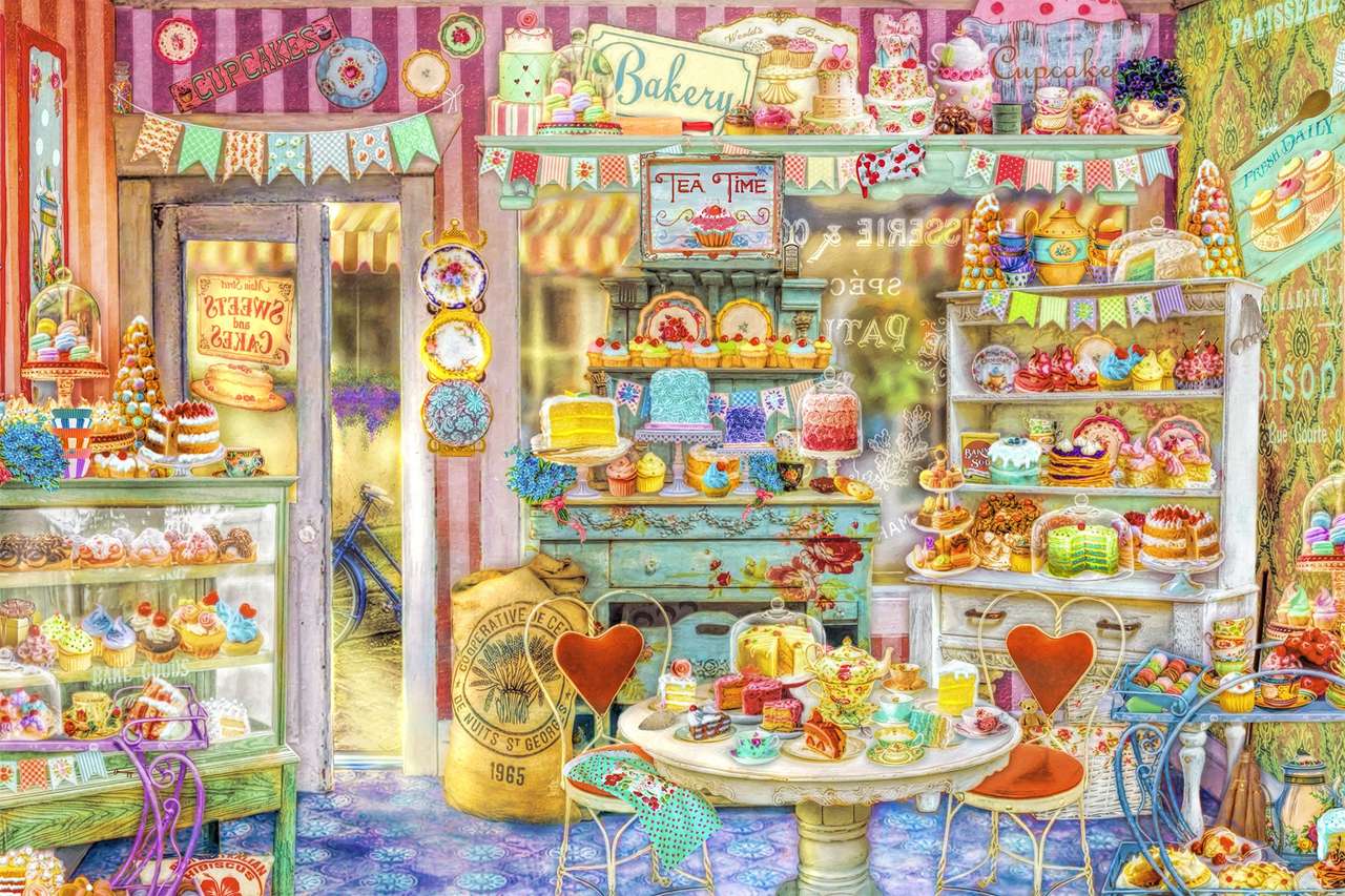 Магазин солодощів онлайн пазл