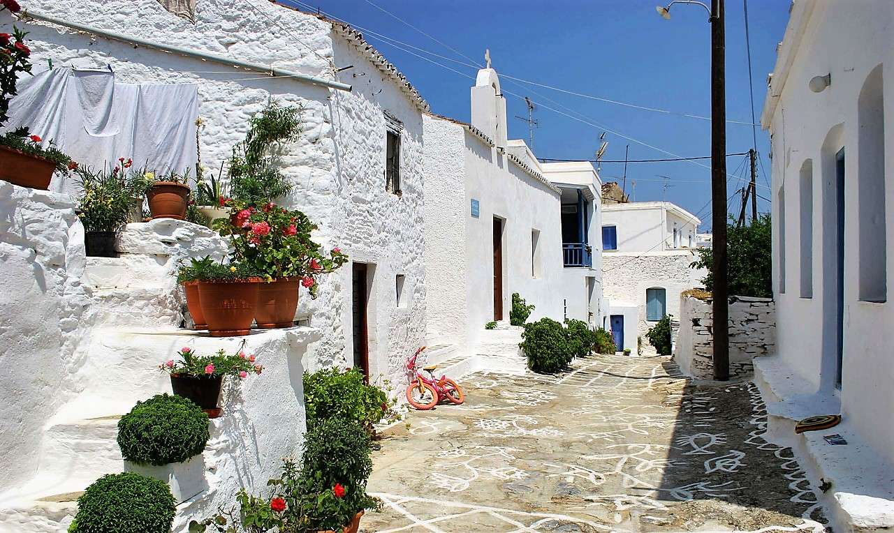 Гръцки остров Китнос онлайн пъзел