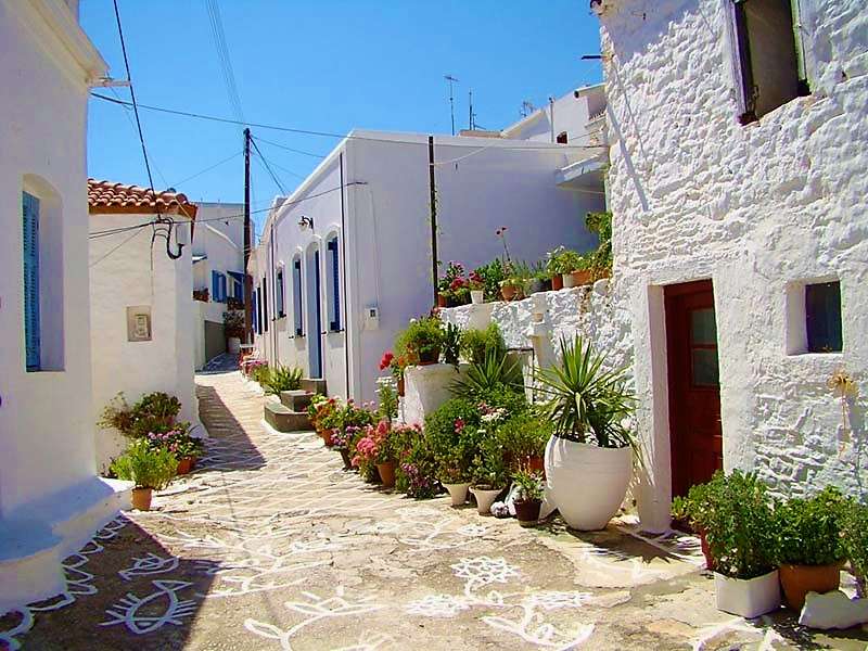 Гръцки остров Китнос онлайн пъзел