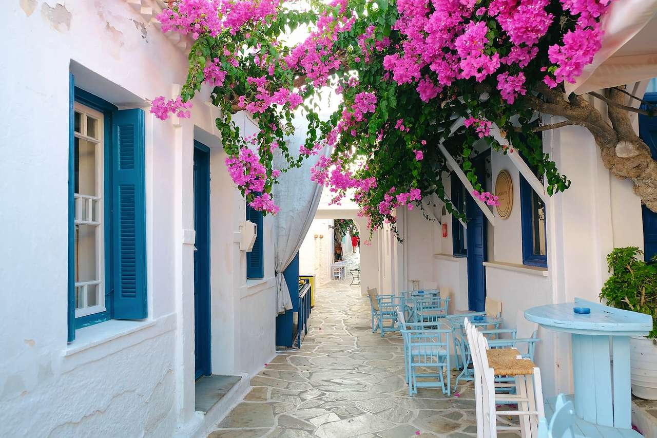 Grekiska ön Kythnos pussel på nätet