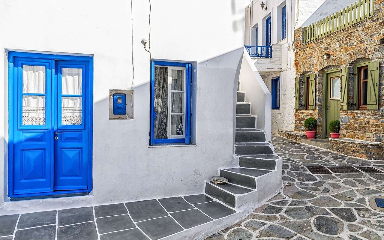 Греческий остров Кифнос пазл онлайн