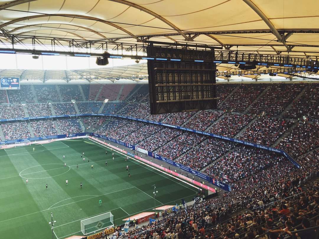 въздушна фотография на стадион онлайн пъзел