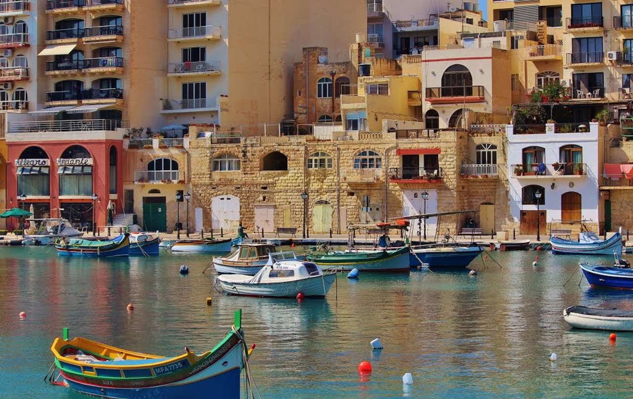 порт на Мальті онлайн пазл