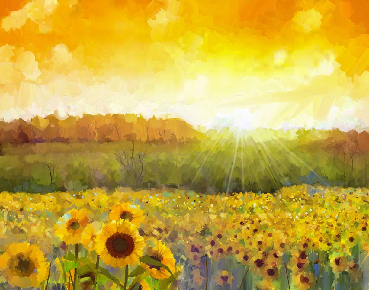 Floarea de floarea soarelui înflorește jigsaw puzzle online