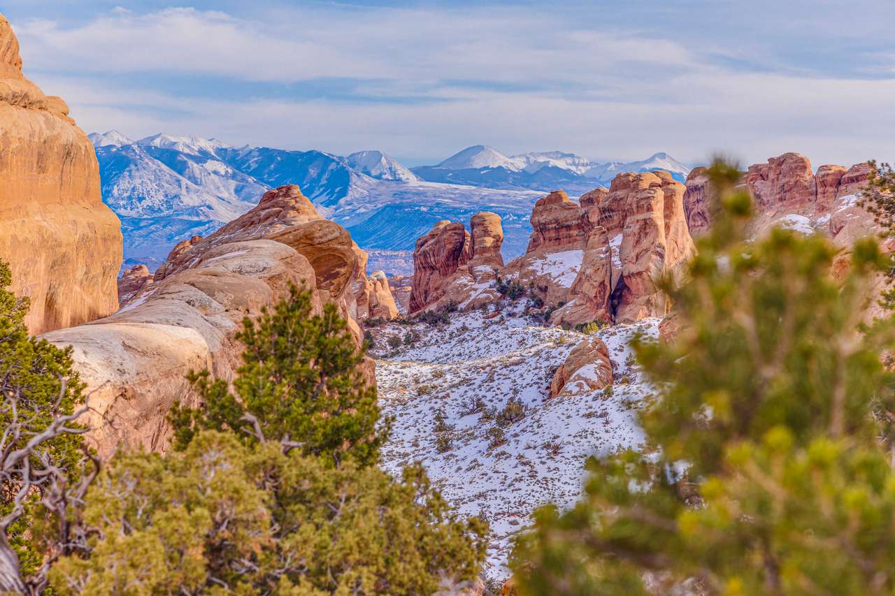 Národní park Wonders of Arches v Utahu skládačky online
